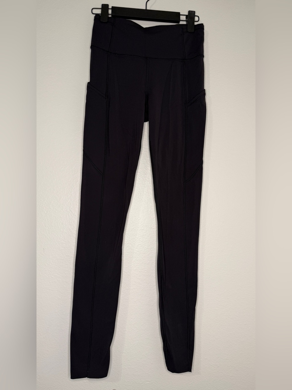 lululemon athletica Black High-Rise Leggings with Side Pockets